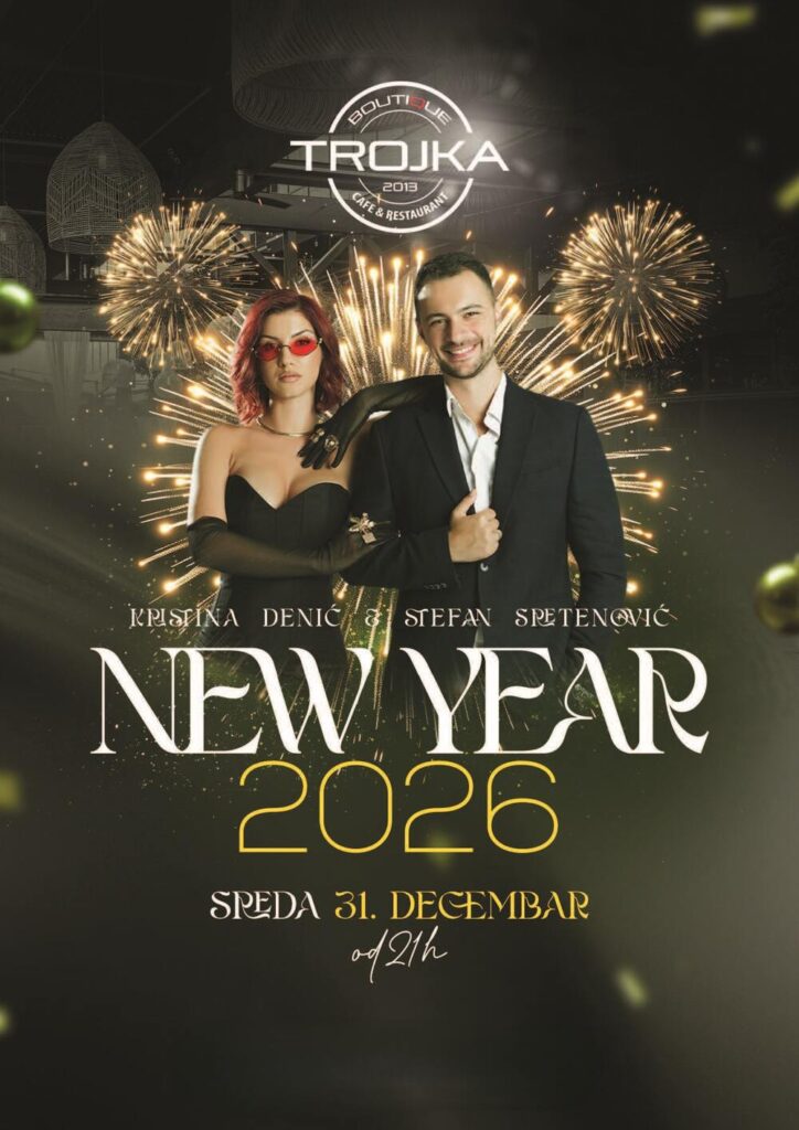 Restoran Boutique Trojka Nova godina